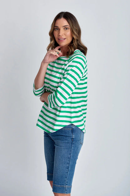 Stripe Raglan Tee