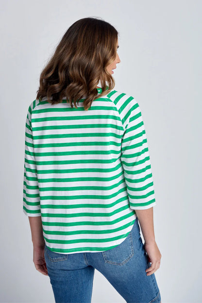 Stripe Raglan Tee