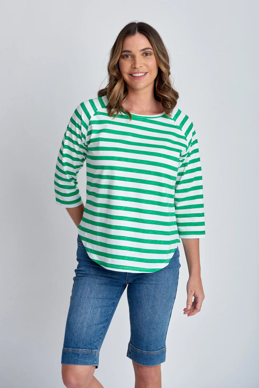 Stripe Raglan Tee