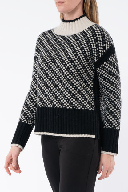 Geo Intarsia Pullover