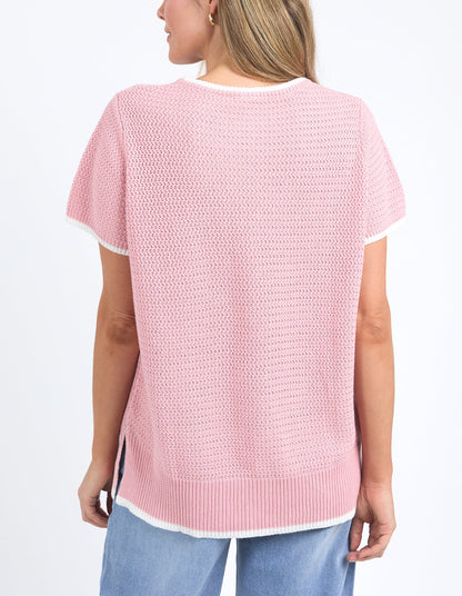 Camellia Short Sleeve Knit