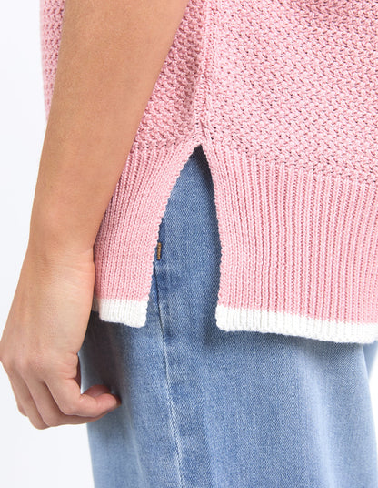 Camellia Short Sleeve Knit