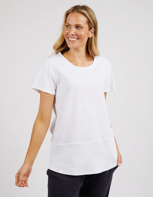 Rib Short Sleeve Tee