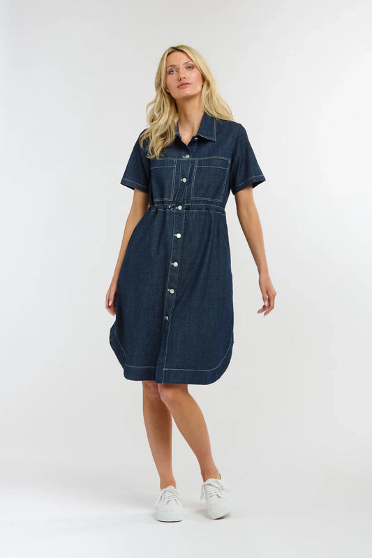 April Denim Dress