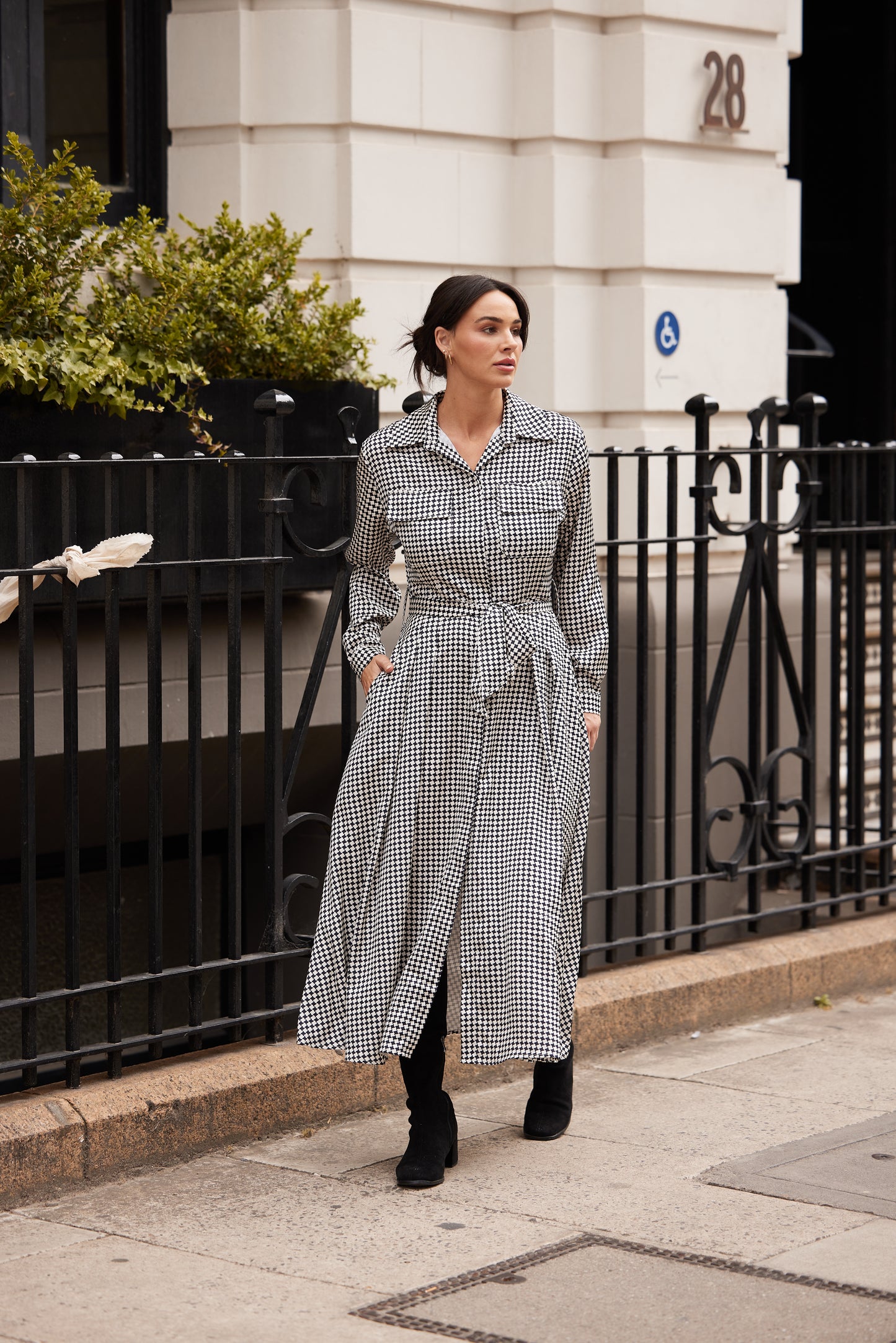 Rossellini Long Sleeve Dress