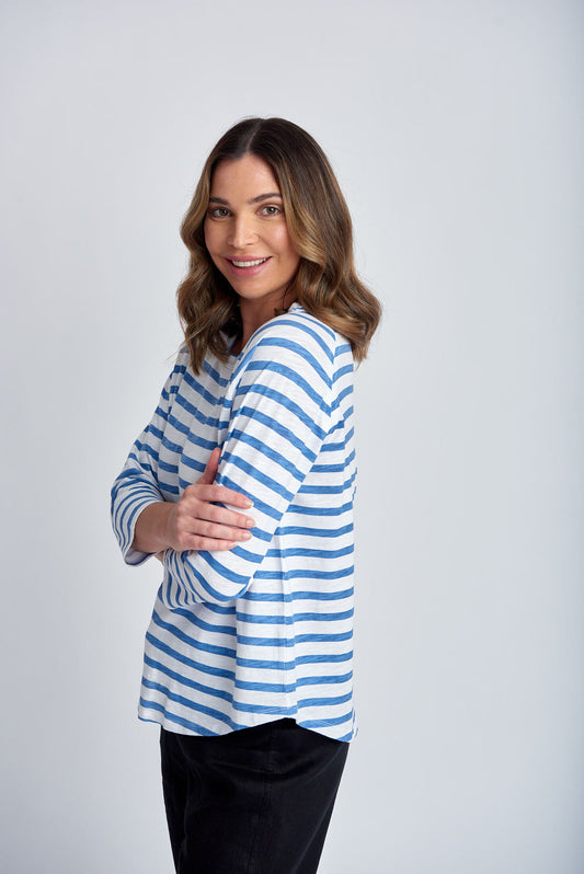 Stripe Raglan Tee