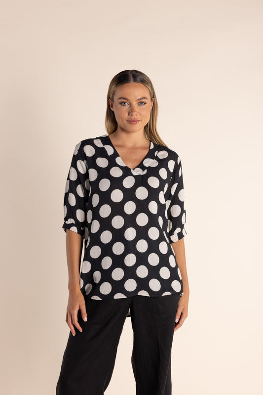 Spot Print Top