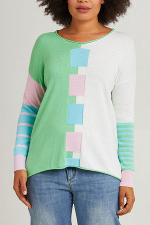 Intarsia Squares Jumper