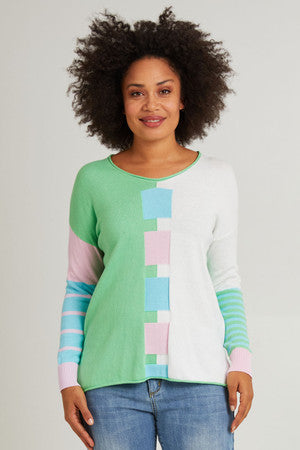 Intarsia Squares Jumper