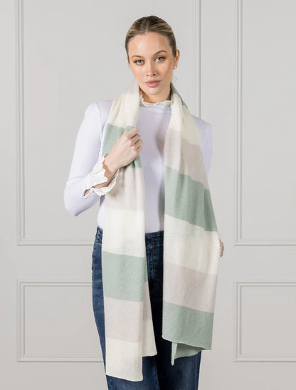 Gelato Cashmere Striped Scarf