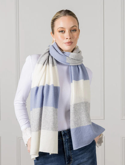 Gelato Cashmere Striped Scarf