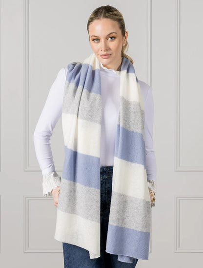 Gelato Cashmere Striped Scarf