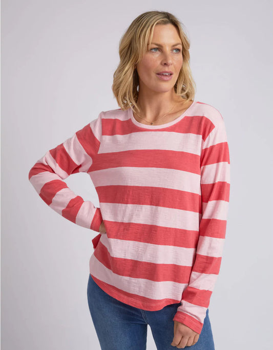 Spritz Stripe Long Sleeve Tee