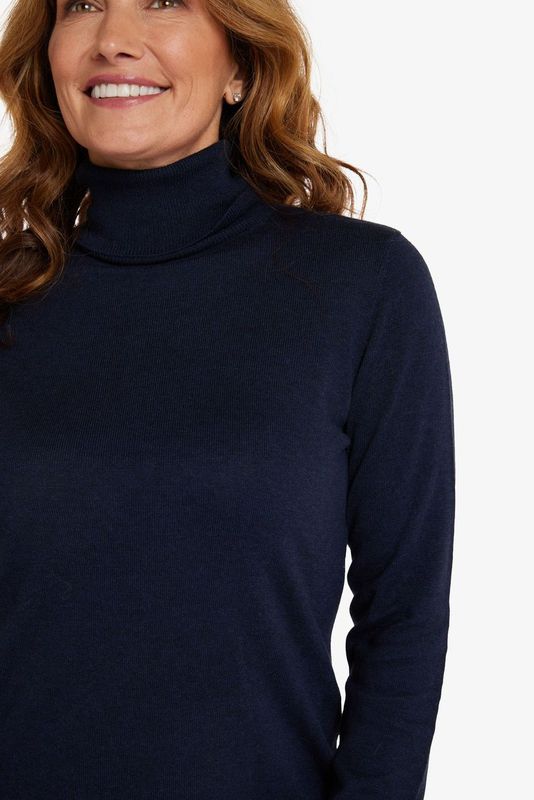 Turtle Neck Cotton Cashmere