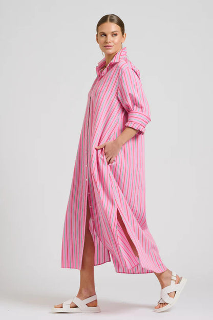 Luna Oversized Long Shirtdress