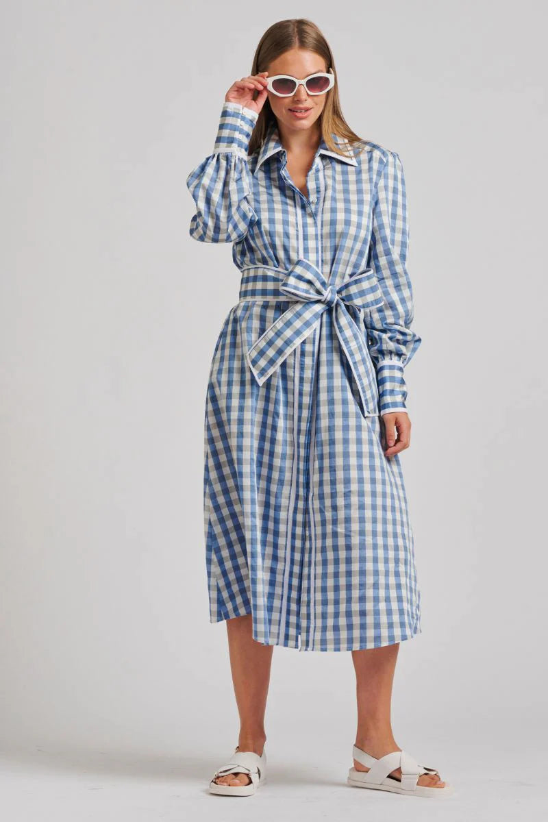 Octavia Longline Shirtdress