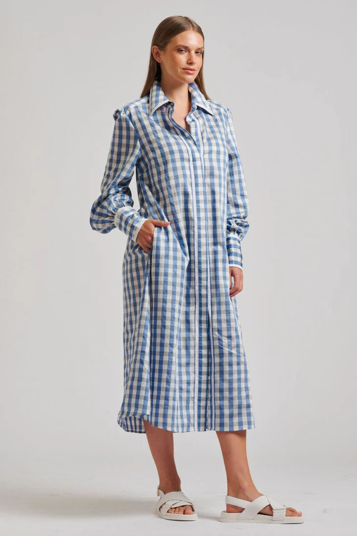 Octavia Longline Shirtdress