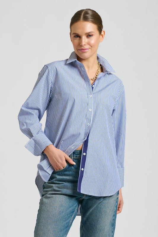 Elodie Grosgrain Trim Shirt