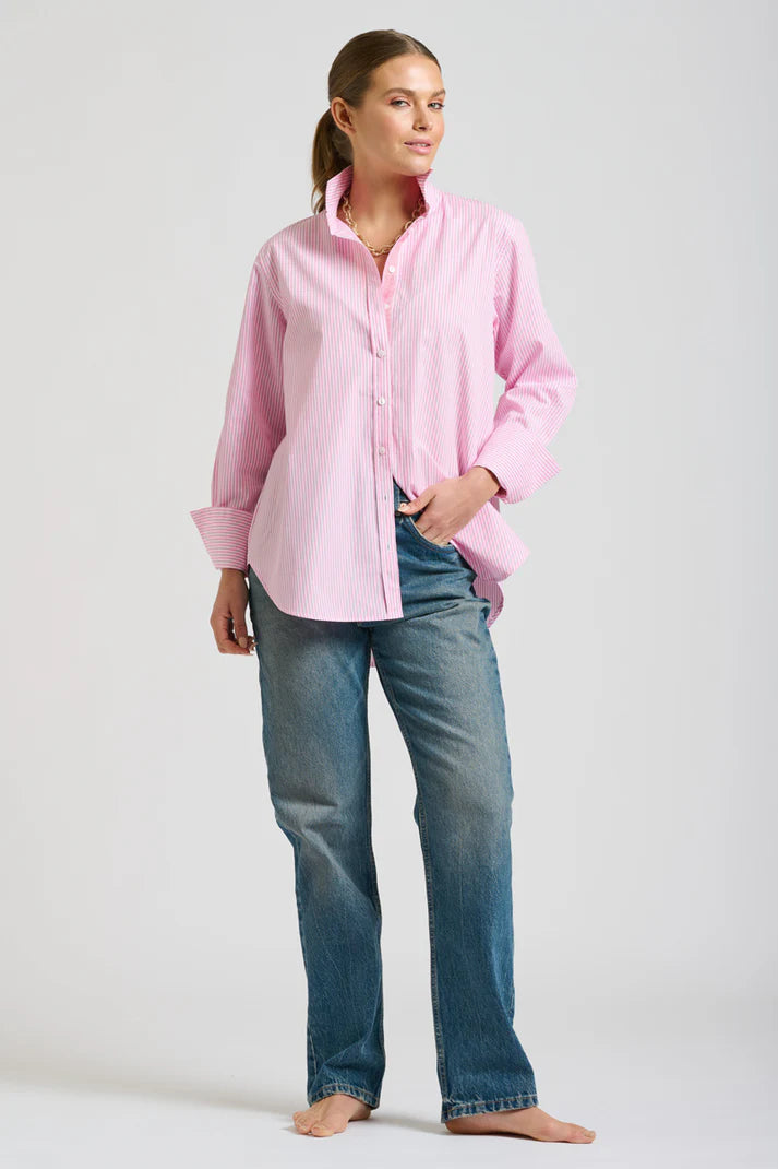 Elodie Grosgrain Trim Shirt