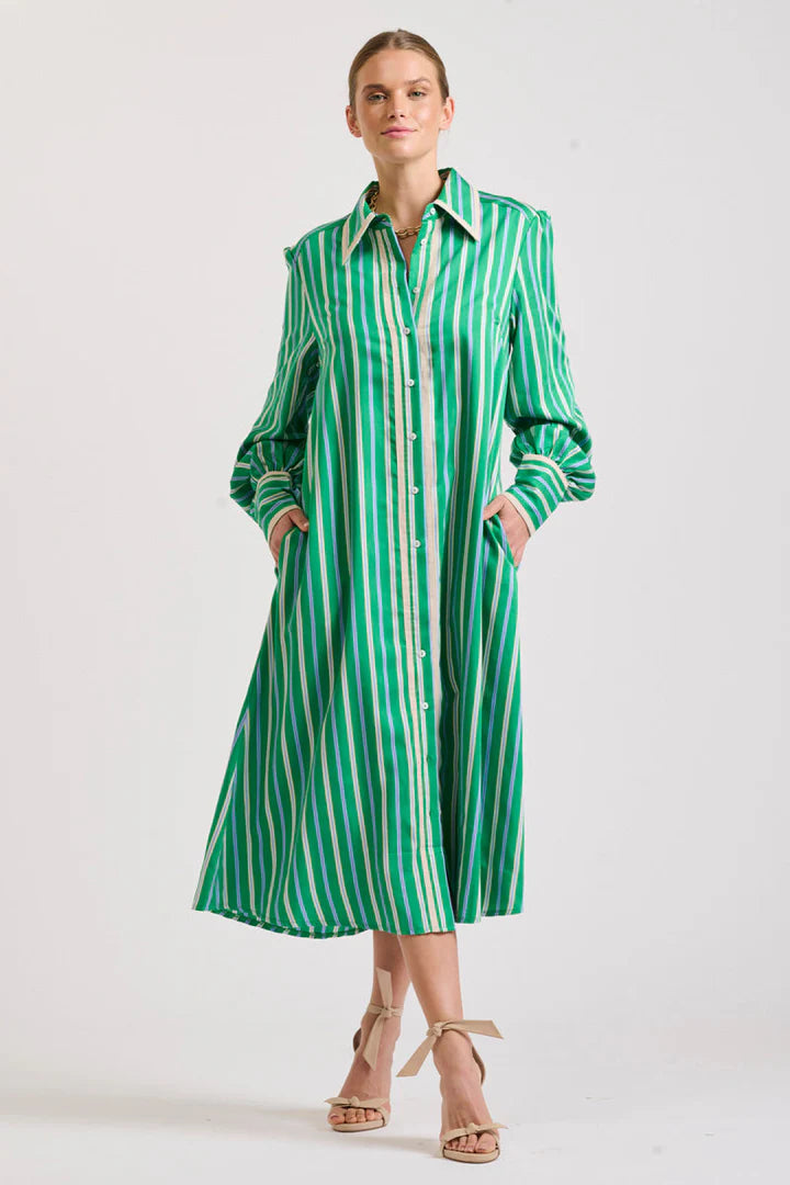 Octavia Longline Shirtdress