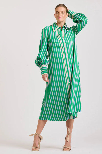 Octavia Longline Shirtdress