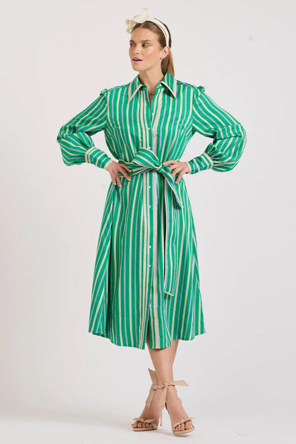 Octavia Longline Shirtdress